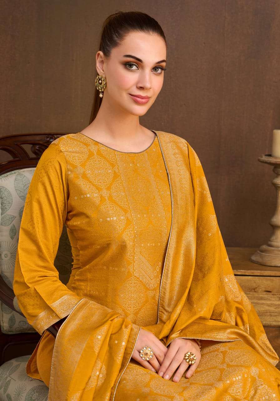 ALOK SUIT HUM SAFAR VOL 6 MALSIN JACQUARD PRINT SALWAR KAMEEZ MATERIAL WHOLESALER ALOK SUIT HUM SAFAR VOL 6 MALSIN JACQUARD PRINT SALWAR KAMEEZ MATERIAL WHOLESALER